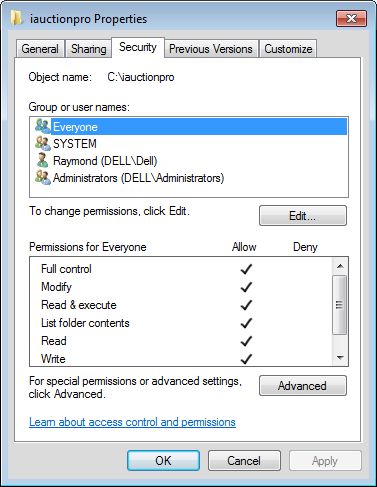 Folder Security